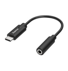 Перехідник USB-C to Stereo Jack 3.5mm Black Hama (00200318)