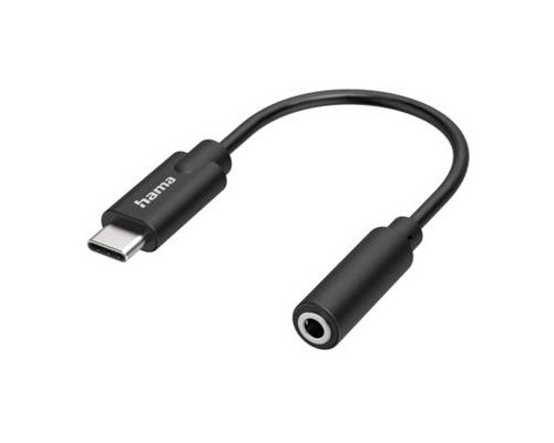 Перехідник USB-C to Stereo Jack 3.5mm Black Hama (00200318)