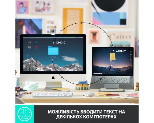 Клавіатура Logitech MX Keys Mini Wireless Illuminated UA Pale Grey (920-010499)