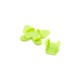 Тримач для кабелю Extradigital CC-948 Cable Clips butterfly, Green (KBC1713)
