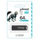 USB флеш накопичувач Wibrand 64GB Mink Black USB 2.0 (WI2.0/MI64P4B)
