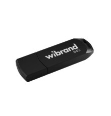 USB флеш накопичувач Wibrand 64GB Mink Black USB 2.0 (WI2.0/MI64P4B)