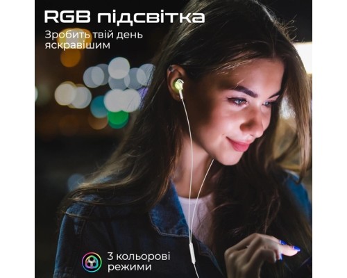 Навушники Promate LumiBuds-C Silver (lumibuds-c.silver)