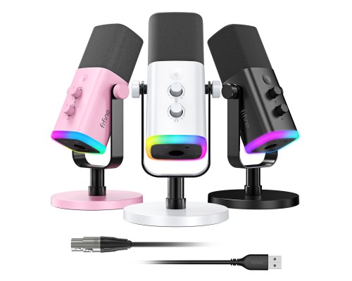Мікрофон Fifine AM8W USB/XLR White (AM8W)