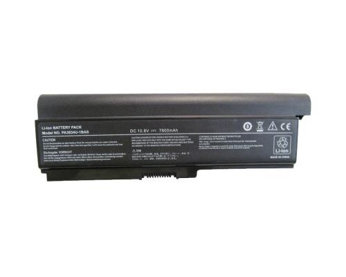 Акумулятор до ноутбука AlSoft Toshiba PA3636U 7800mAh 9cell 10.8V Li-ion (A41221)