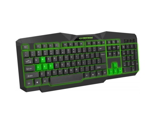 Клавіатура Esperanza EGK201 Green USB LED (EGK201GUA)