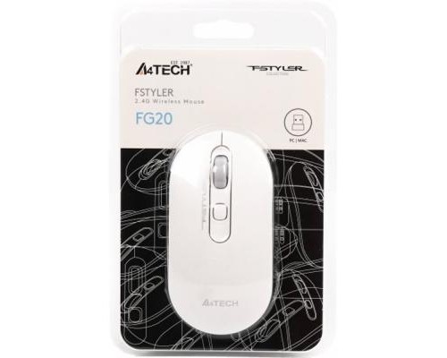 Мишка A4Tech FG20 White