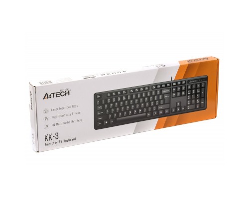 Клавіатура A4Tech KK-3 USB Black