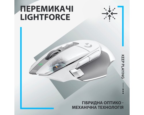 Мишка Logitech G502 X Lightspeed Wireless White (910-006189)