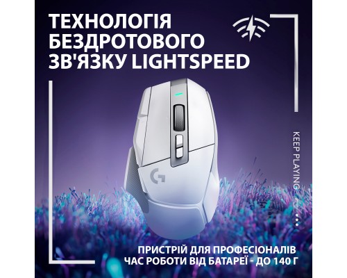 Мишка Logitech G502 X Lightspeed Wireless White (910-006189)