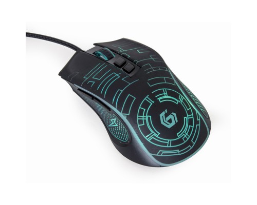 Мишка Gembird MUSG-RGB-01 USB Black (MUSG-RGB-01)