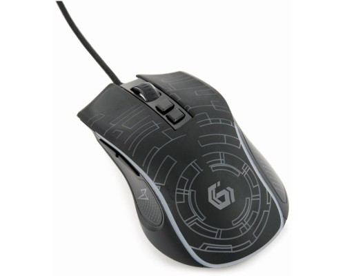 Мишка Gembird MUSG-RGB-01 USB Black (MUSG-RGB-01)