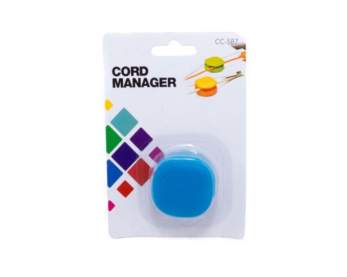Тримач для кабелю Extradigital CC-587 Cable Clips, Blue (KBC1705)