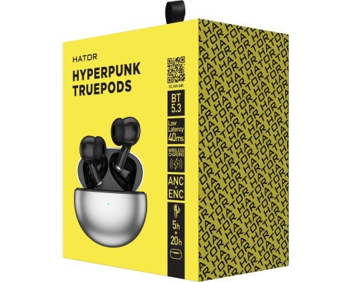 Навушники Hator Hyреrpunk Truepods Black (HTA-430)