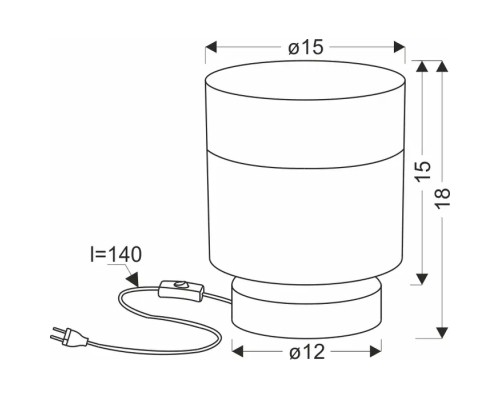 Настільна лампа Candellux 41-17628 Porto (41-17628)