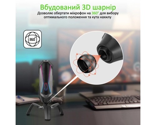 Мікрофон Vertux Marshal USB Black (marshal.black)