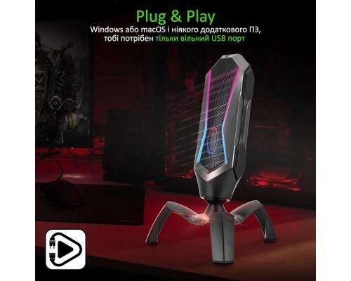 Мікрофон Vertux Marshal USB Black (marshal.black)