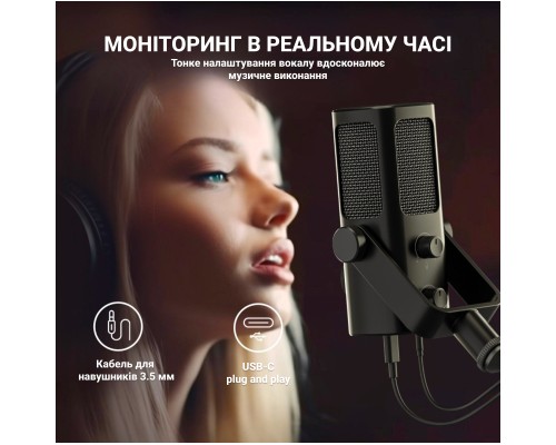 Мікрофон Fifine Profile 3 USB Black (Profile3)