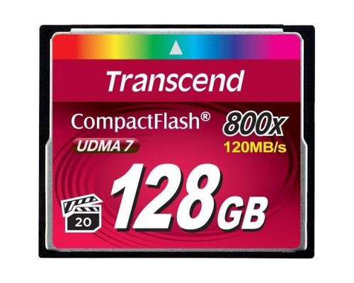 Карта пам'яті Transcend Compact Flash Card 128Gb 800X (TS128GCF800)