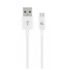 Дата кабель USB 2.0 AM to Type-C 1.0m Cablexpert (CC-USB2P-AMCM-1M-W)
