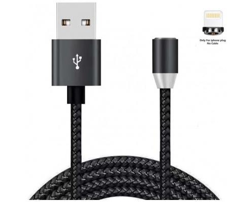 Дата кабель USB 2.0 AM to Lightning 1.2m Magneto black XoKo (SC-355i MGNT-BK)