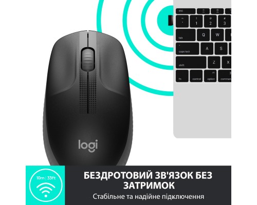 Мишка Logitech M190 Charcoal (910-005905)