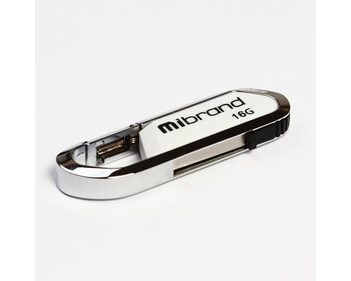 USB флеш накопичувач Mibrand 16GB Aligator White USB 2.0 (MI2.0/AL16U7W)