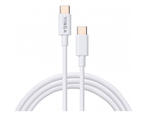 Дата кабель USB-C to USB-C 1.0m 45W PVC Vinga (VCPCTC45W)