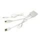 Перехідник HDMI M to VGA F (з кабелями аудіо і живлення від USB) ST-Lab (U-990 white)