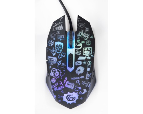 Мишка Gembird MUS-6B-GRAFIX-01 USB Black (MUS-6B-GRAFIX-01)