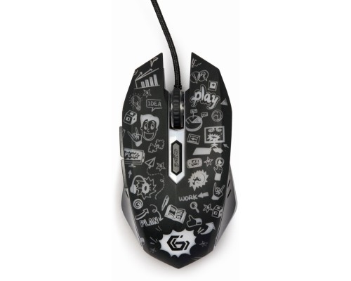 Мишка Gembird MUS-6B-GRAFIX-01 USB Black (MUS-6B-GRAFIX-01)