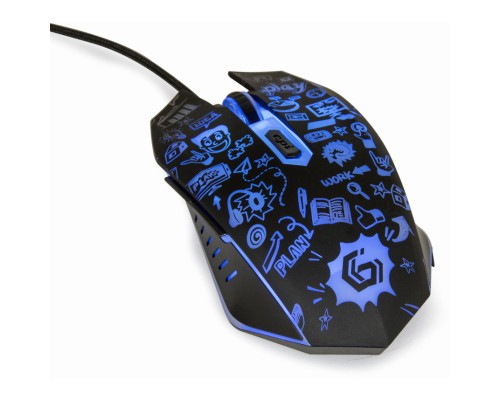 Мишка Gembird MUS-6B-GRAFIX-01 USB Black (MUS-6B-GRAFIX-01)