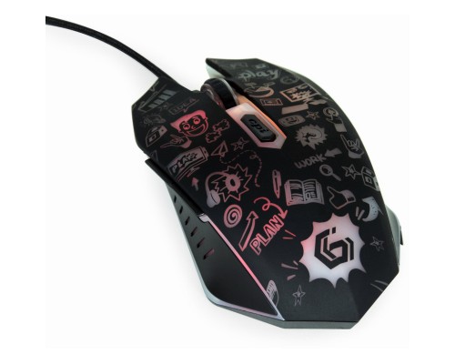 Мишка Gembird MUS-6B-GRAFIX-01 USB Black (MUS-6B-GRAFIX-01)