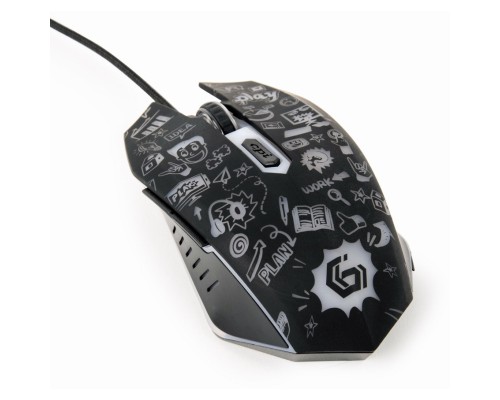 Мишка Gembird MUS-6B-GRAFIX-01 USB Black (MUS-6B-GRAFIX-01)