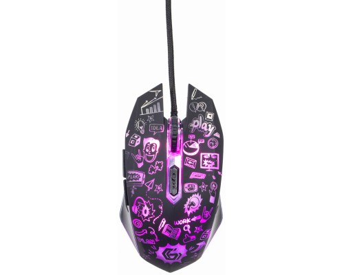 Мишка Gembird MUS-6B-GRAFIX-01 USB Black (MUS-6B-GRAFIX-01)