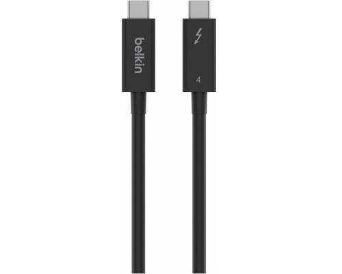 Дата кабель THUNDERBOLT 4, 40Gbps, 100W, 2m Black Belkin (INZ002BT2MBK)