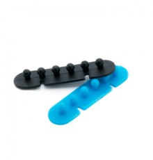 Тримач для кабелю Extradigital CC-595 Cable Clips, Black/Blue (KBC1725)