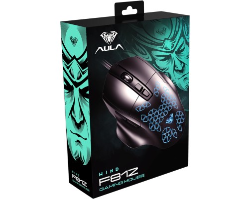 Мишка Aula F812 USB Black (6948391213132)