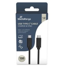 Дата кабель USB-C to USB-C 1.2m 3.1 Mediarange (MRCS214)