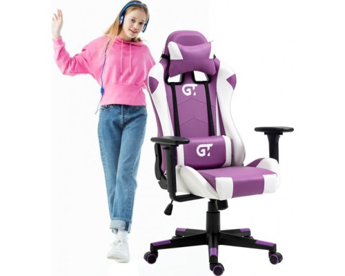 Крісло ігрове GT Racer X-5934-B White/Violet (X-5934-B Kids White/Violet)