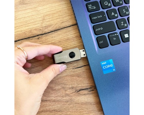 USB флеш накопичувач Mibrand 64GB Lizard Black USB 3.2 (MI3.2/LI64P9B)