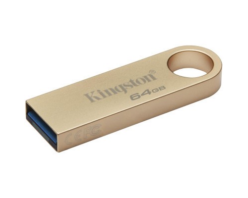 USB флеш накопичувач Kingston 64GB DataTraveler SE9 G3 Gold USB 3.2 (DTSE9G3/64GB)