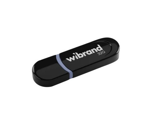USB флеш накопичувач Wibrand 32GB Panther Black USB 2.0 (WI2.0/PA32P2B)