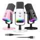Мікрофон Fifine AM8P USB/XLR Pink (AM8P)