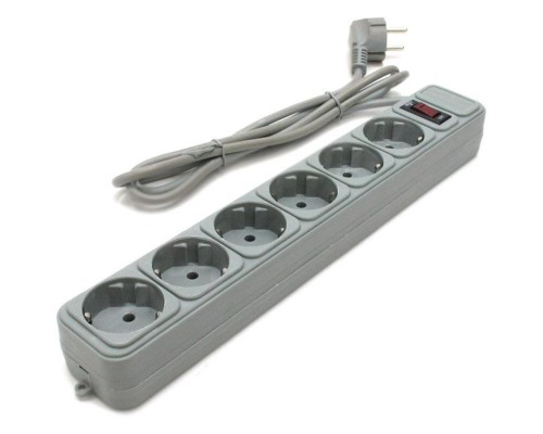 Мережевий фільтр живлення SPG6-B-15 Gembird (SPG6-G-15G)