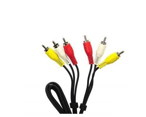 Кабель мультимедійний 3RCA to 3RCA 1.8m Atcom (10711)