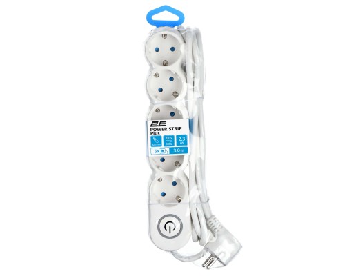 Мережевий фільтр живлення 2E 2E-U05VESM3W