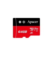Карта пам'яті Apacer 64GB microSD class 10 UHS-I U3 (AP64GMCSX10U7-RAGC)