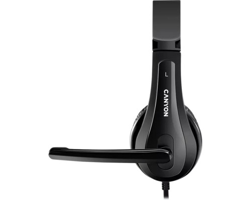 Навушники Canyon CHSU-1 USB Black (CNS-CHSU1B)