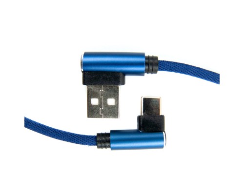 Дата кабель USB 2.0 AM to Type-C 0.25m blue Dengos (NTK-TC-UG-SHRT-SET-BLUE)